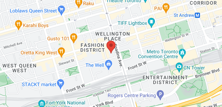 map of 380 A EGLINTON AVE W